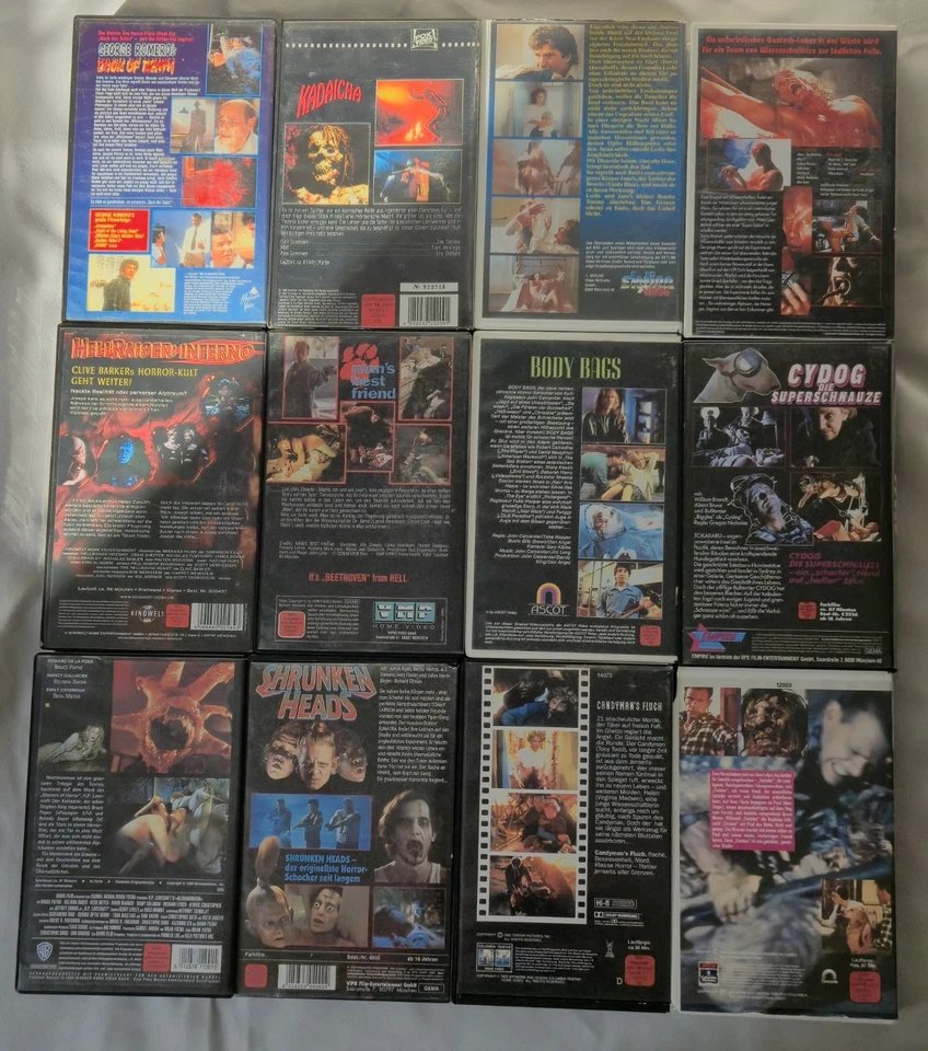 XXL Horror VHS Konvolut Kult Klassiker FSK 18 UNCUT Sammler Selten  - Bild 2 von 3