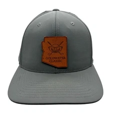 Branded Bills Goldwater Classic Gray Snapback Hat Perforated Golf Cap