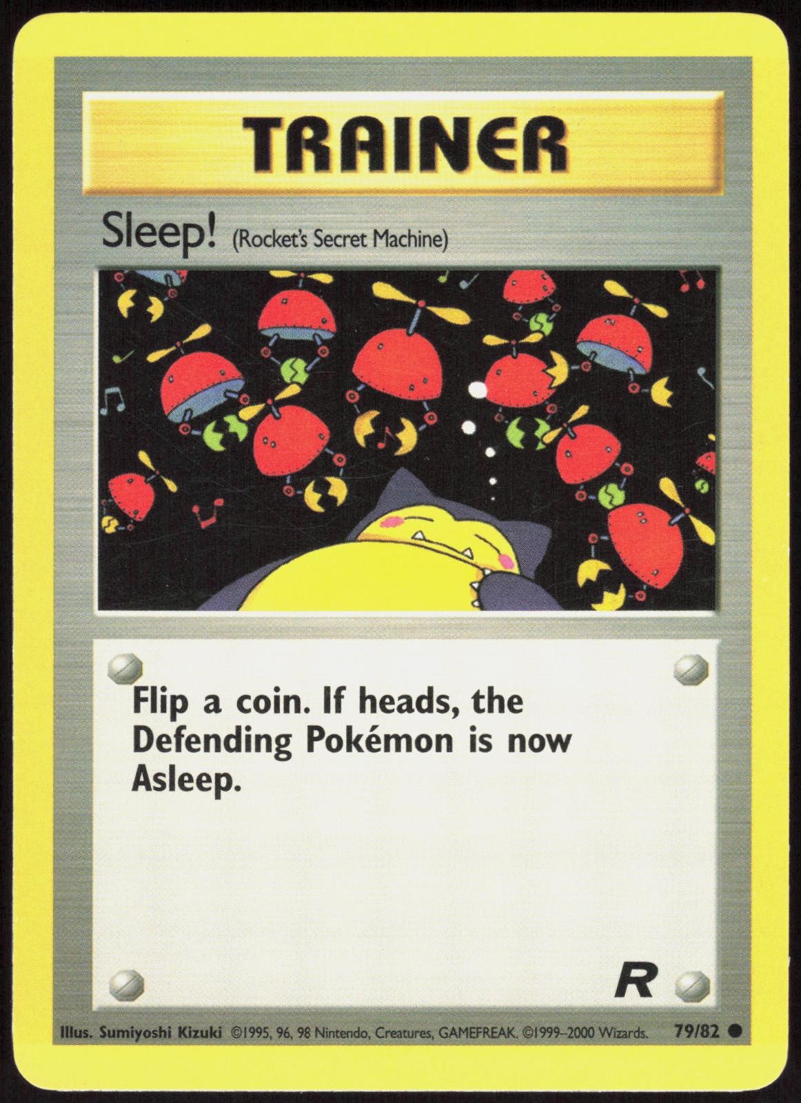 Team Rocket Sleep! 79/82 Common Pokemon Unlimited NM/M