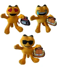 New Garfield Emoji Plush 9" Assorted Cat Emotions Doll Toy Factory 2025