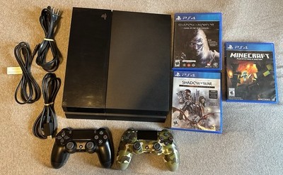 PlayStation 4 Console With Two Controllers And Three Games!