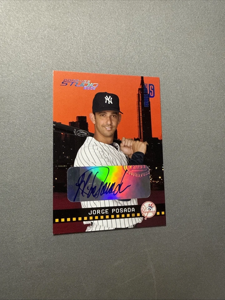 2004 年季后赛 Prestige Jorge Posada 签名私人签名 4/5 — 第 4/4 张图片
