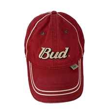 Chase Authentics Bud Budweiser #8 Dale Earnhardt Jr. Red Strap Back Cap Hat