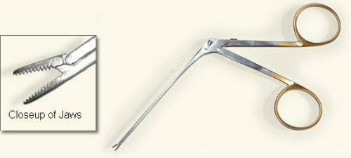 O.R GRADE HARTMAN ALLIGATOR MICRO EAR FORCEPS 3.5" SERRATED WITH - Foto 4