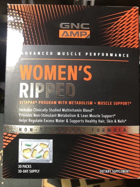 GNC AMP Women's Ripped Vitapak Program 