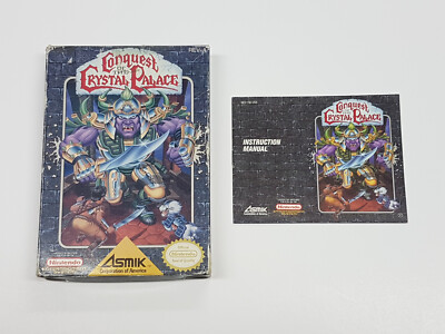 Conquest of the Crystal Palace Nintendo NES Box and Manual Only