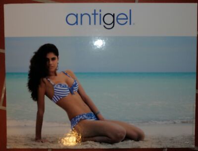 ANTIGEL by Lise Charmel Farbdruck Werbung  Aufsteller Bademode Bikini 41 x 31