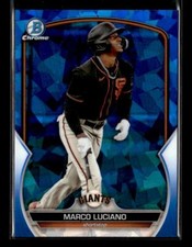 2023 Bowman Chrome Sapphire Edition #BCP-176 Marco Luciano San Francisco Giants