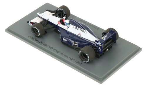 Spark S7443 Brabham BT60b GP de Sudáfrica 1992 - Giovanna Amati escala 1/43 - Imagen 2 de 4