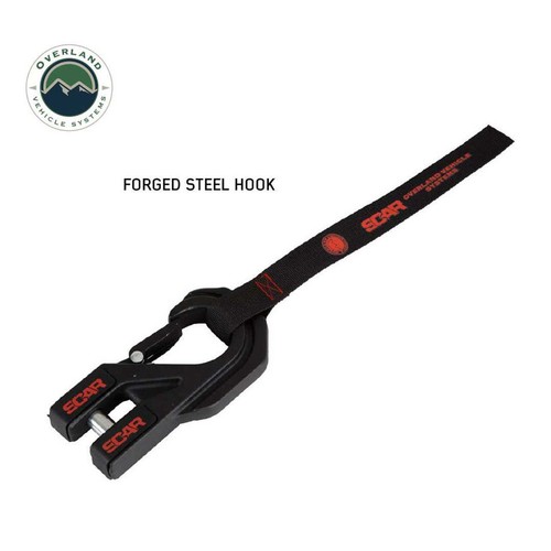 SCAR 10 10000 lb. Cabrestante con cable de acero y control remoto inalámbrico para Jeep Ford Toyota - Imagen 6 de 6