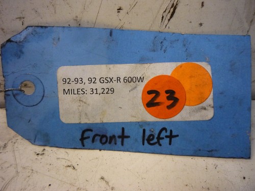 SUZUKI 1992 92 93 GSXR600 GSXR 600 FRONT LEFT BRAKE CALIPER OEM - Picture 8 of 9