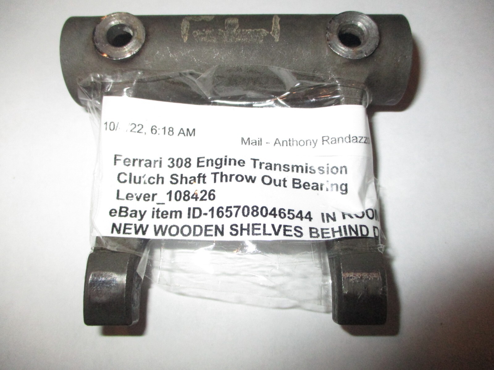 Ferrari 308 Transmission Clutch Throw Out Bearing Lever_108426_365_328_512BB