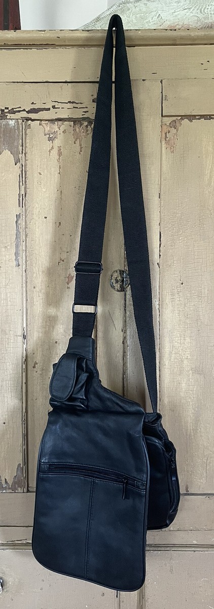 Porte-monnaie En Cuir Véritable Buxton - Format 3.5 X 4.5 Pouces - Noir Avec Fermoir Doré - Occasion