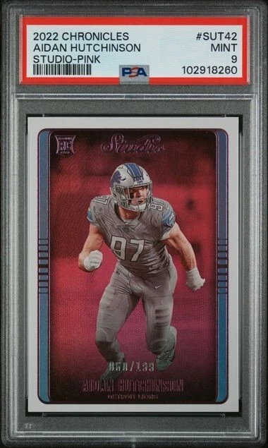 Aidan Hutchinson Panini Chronicles Studio #SUT42 Pink
