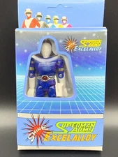 VTG Shine Superman Army Excel Alloy Bootleg Power Ranger KO BLUE New In Box HTF