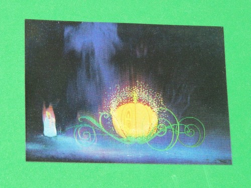 1995 Cinderella TRANSFORMATION insert 2 CARD Set Disney's CARTOON LENTICULAR - Picture 3 of 12