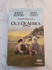 Out of Africa BETA Max Tape Betamax 1986 Robert Redford, Meryl Streep NICE shape