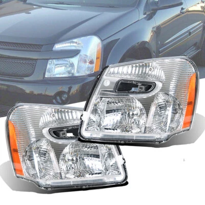 Fit For Chevy Equinox 2005-2009 Headlights Driver+Passenger Side Pair Halogen - Bild 1 von 4
