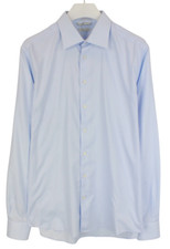 SUITSUPPLY Try On Slim Fit Formal Shirt Men's 44-7 / 17 1/2L Button Patterned