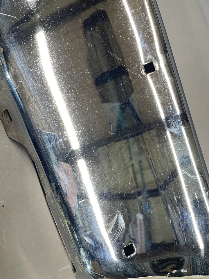 Ford Torino Ranchero Fairlane 1969 1968 parachoques trasero barra cromada moldura Foto 3 de 4