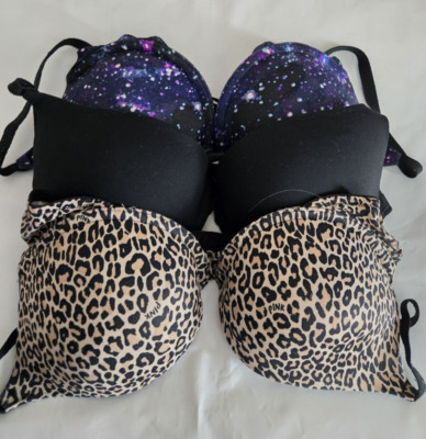 3 Victoria's Secret Padded Bras Size 32D Pre-Owned #1U3450