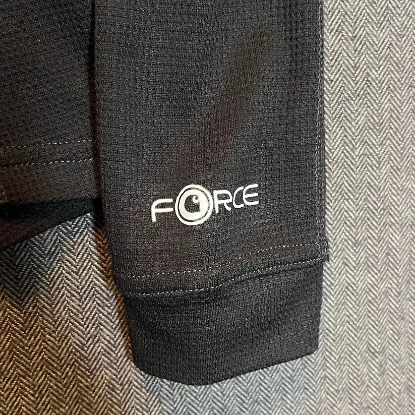 Carhartt Base Layer女式小号黑色套衫力量工作运动 — 第 3/4 张图片