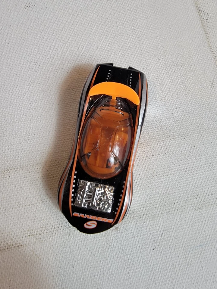 Vintage 1990s Diecast Toy Hot Wheels Black Orange 1991 Sanders Mattel - Image 2 of 4