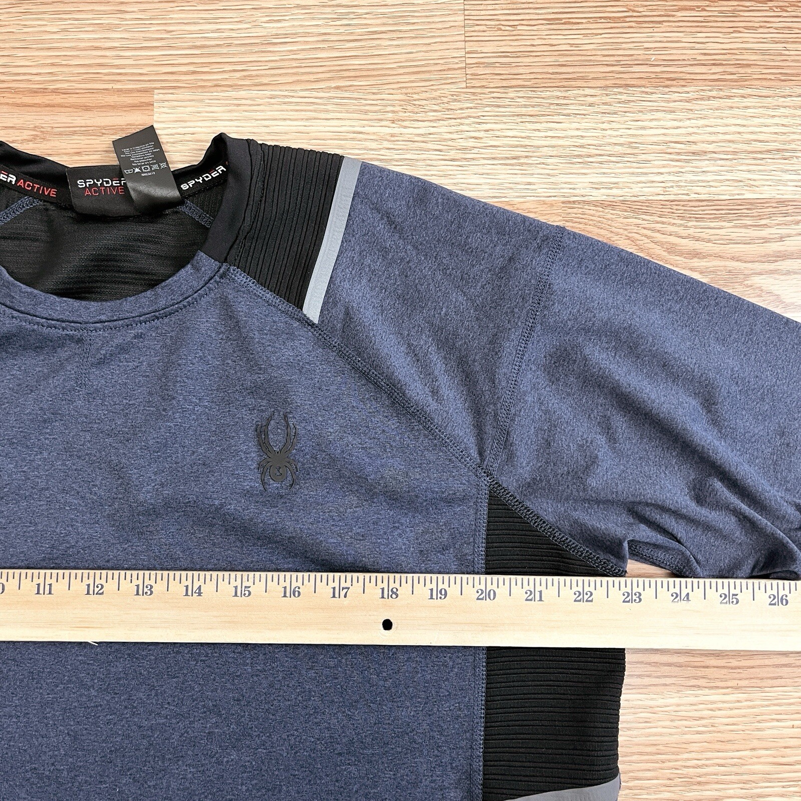 Spyder Active ProWeb Microfleece Long Sleeve Blue… - image 5