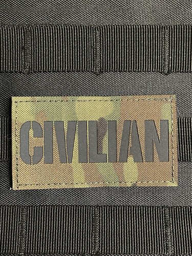 IR Civilian Military Soldier Tactical patch Multicam - Picture 2 of 3