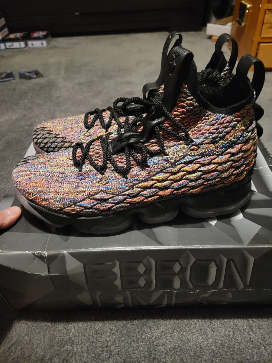 lebron 15 fruity pebbles black