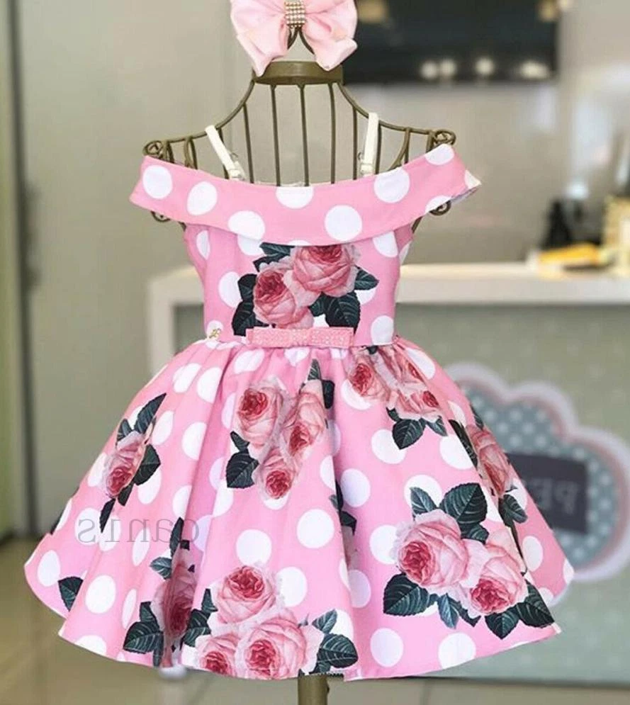 Para Niñas De Casuales Elegantes Ropa Moda Floral Edad 2-6 | eBay