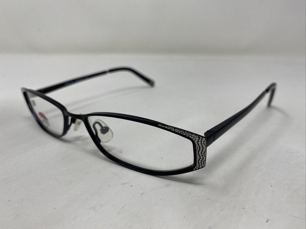 Cafe Lunettes Eyeglasses 3371 Color #3 Designer Frames Only Purple52-16-135 Cafe CAFE 337 COLOR #3 52-16-135 Dark Onyx Black Full Rim  main image 2