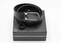 Montblanc Leder GüRtel Mit DornschließE / Schwarz / Id.: 124600 / Neu / Ovp
