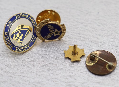 Lot 7 Vintage Lapel Pins Fraternal, Military, C & C Sterling, Nautical & More! - Picture 12 of 12