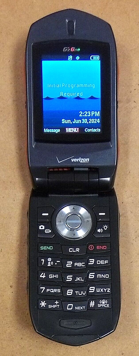 CASIOデジタルホン Casio Gz'One Boulder C711 - Orange ( Verizon ) Very Rare