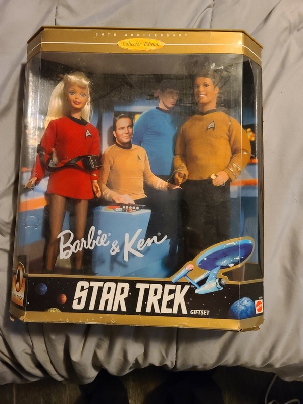 1996 Barbie and Ken Star Trek Gift Set 