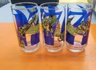 ⭐️⭐️⭐️⭐️⭐️ 3 Vintage Coca Cola Heritage Collection Series 1776 Drinking Glasses