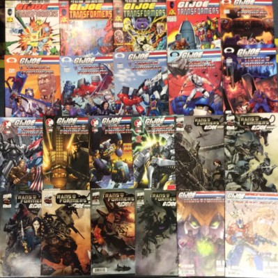 TRANSFORMERS VS GI JOE 1 RARE SDCC SAN DIEGO COMIC CON WRAP VARIANT LIMITED 600
