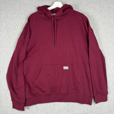 NWOT Pro Club Heavyweight Men  s Large Burgundy Pullover Hoodie Sweatshirt