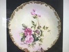Elaborate Goldtrim French Scalloped Rim Art Plate Artist signed c.1907-1919