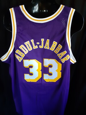 Lakers ABDUL-JABBAR 33 ユニフォームシャツ2XL Lakers ABDUL-JABBAR 33 ユニフォームシャツ2XL