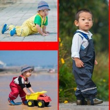 Kids Baby Waterproof Pants wader Ourdoor Infant Rain-proof Trousers Boys Girls