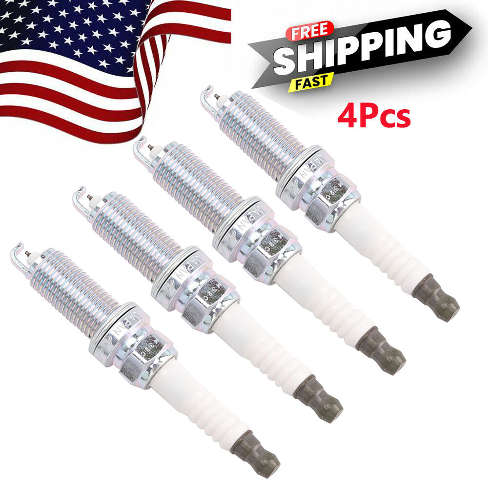 4PC Iridium Spark Plug 22401-JA01B For Nissan Altima Rogue Sentra DILKAR6A11