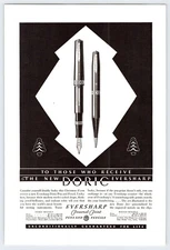 1931 DORIC EVERSHARP PENS & PENCILS VTG 6.5" x 10" Magazine Ad 1930's M453
