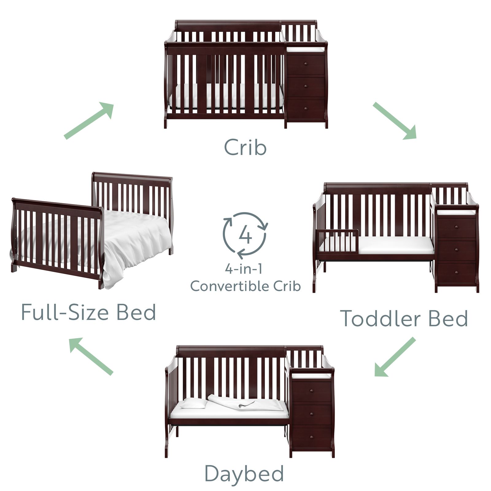 shermag grayson convertible crib