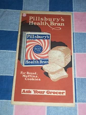 Booklet Pillsbury's Health Bran Recipes 12 Pages  Light Smudging