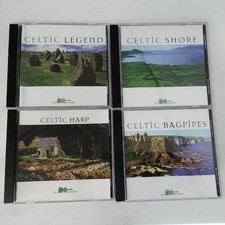 Celtic Collection Irish Scotland Bagpipes Legend Shore Harp