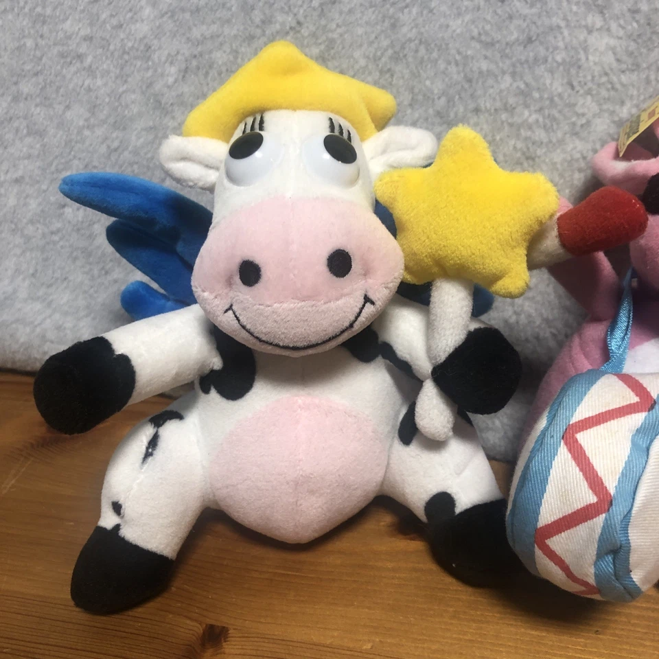 Lot Of 3 Bean Bag Plush Energizer Bunny Charlie Starkist Kraft Cheese Vintage - Image 3 of 4