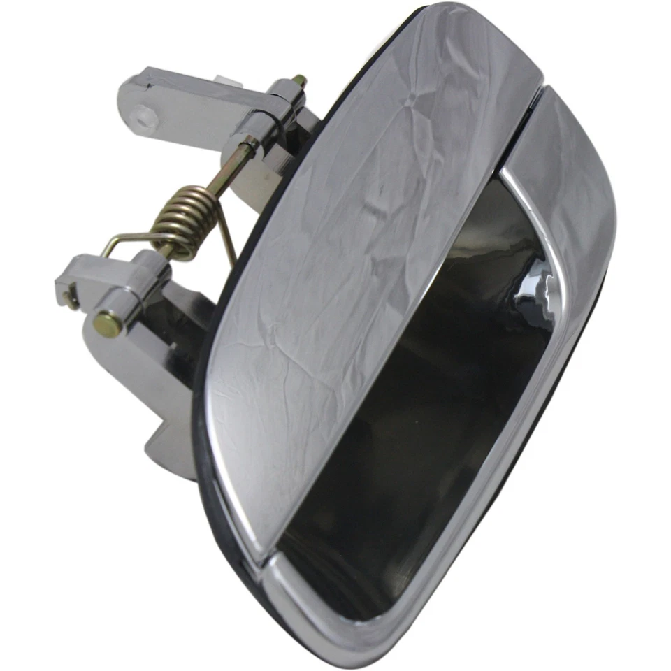 Внешняя дверная ручка для заднего водителя Hyundai Elantra 2001-2006 годов выпуска хромированная пластиковая - Изображение 3 из 4