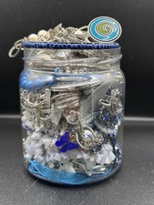 Mystery Jewelry Jar Blue / Schmuck &Uuml;berraschungspaket, Modeschmuck Mix, Konvolut